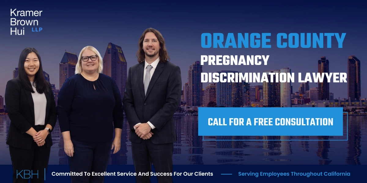 Orange County Pregnancy Discrimination Lawyer